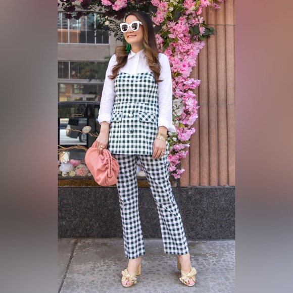 Tuckernuck Pants - Tuckernuck Green Gingham Ashford pants